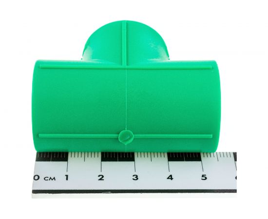 Прямой тройник Blue Ocean 20, полипропиленовый, зеленый PPRF/ET G -20 – изображение 5