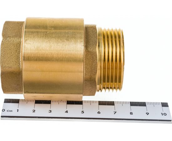 Обратный клапан WWSYSTEM пружинный муфтовый, 1 1/4 "" с металлическим затвором К0114ВН – изображение 5