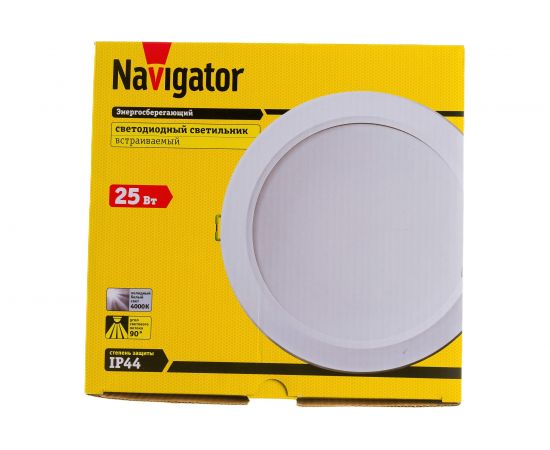 Светодиодный светильник Navigator 94 838 NDL-P1-25W-840-WH-LED аналог Downlight КЛЛ 2х26 4607136948389 256467 – изображение 6