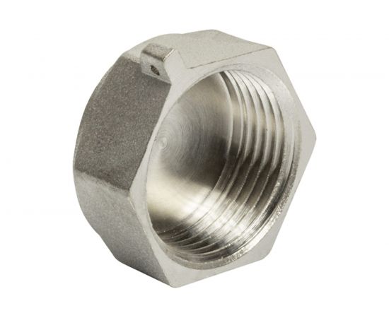 Заглушка VRT 3/4"", внутренняя, с контрольным отверстием, никель 1910-000020 503074 – изображение 7