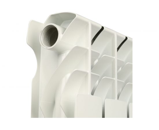 Алюминиевый радиатор ROMMER Plus 500 12 секций RAL9016 89567 – изображение 7