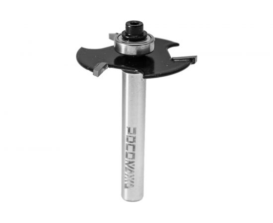 Фреза кромочная фальцевая с нижним подшипником серия 1023 (40x2x50 мм; Z3; хвостовик 8 мм) Росомаха 802311 