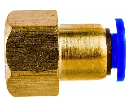 Фитинг металлический 6 мм - внутренняя резьба 1/4" Pegas pneumatic 5203 