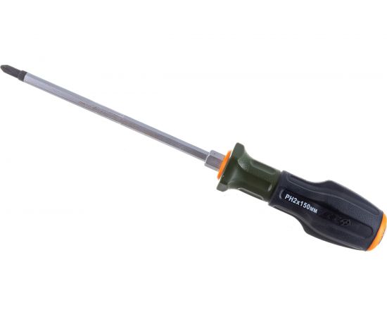 Крестовая отвертка Дело Техники усиленная, с трехкомпонентной рукояткой PH2×150 мм 742026 