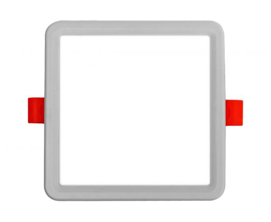 Светодиодная квадратная встраиваемая панель OGM с регулировкой, 8Вт, 750Лм, ДБ, 117х117х24мм. LP-17 