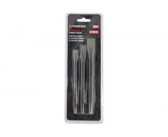 Набор зубил Forsage 3 предмета, 10x140 мм, 13x150 мм, 16x165 мм F-5034 50821 