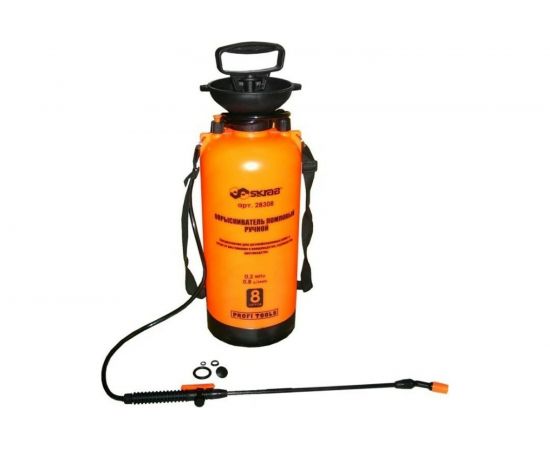 Ручной помповый опрыскиватель SKRAB 8 л 28308 