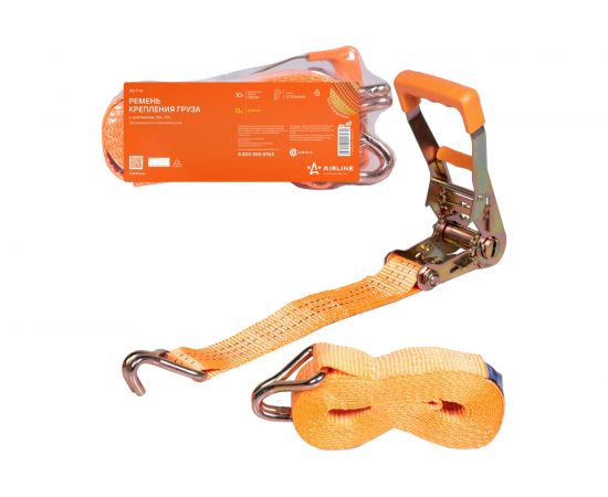 Ремень крепления груза с храповиком 12 м, 10 т Airline AS-T-16 