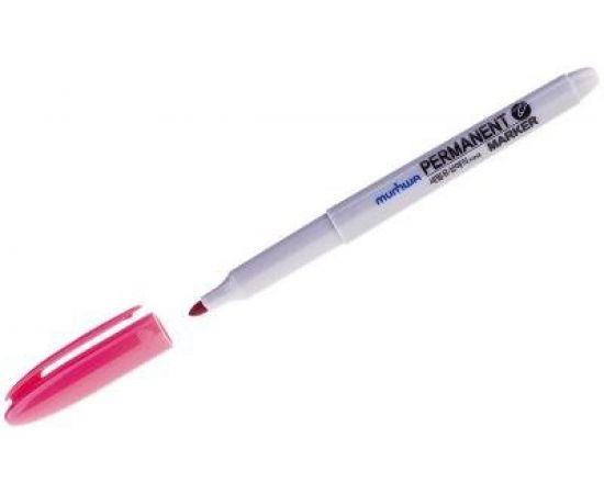 Перманентный маркер Munhwa розовый, пулевидный, 1,5мм FPM-10 