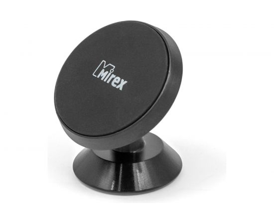Держатель телефона для авто Mirex N7 мини магнитный, самоклеящийся, на шарнире, чёрный 13709-MCPH07BK 