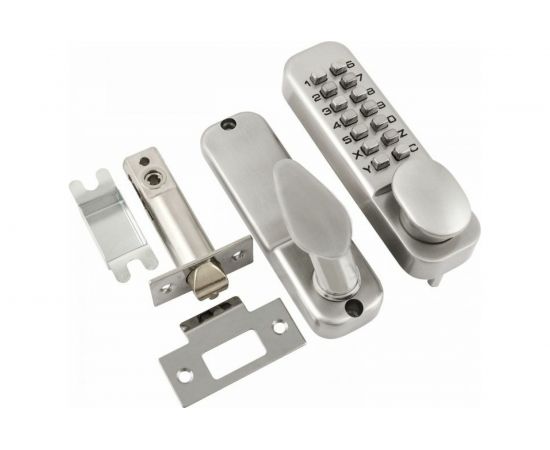 Кодовый замок НОРА-М 231 с фикс. мат.хром 7326 