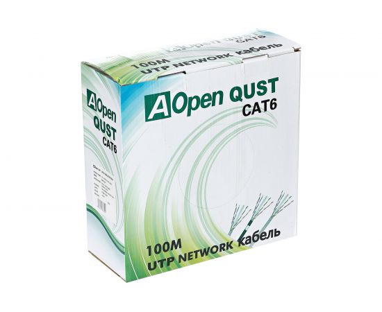 Кабель AOpen/Qust UTP 4 пары кат.6 бухта 100м p/n: ANC6141 – изображение 2