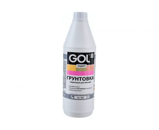Акриловая фасадная грунтовка Palizh GOL expert 114 1 л 11605740 – изображение 2