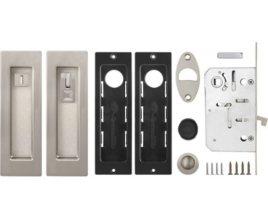 Набор для раздвижных дверей ARMADILLO SH011 URB SN-3 Матовый никель 35767 – изображение 2
