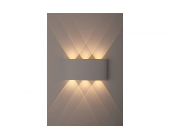 Светильник ЭРА WL12 WH декоративная подсветка светодиодная 6*1Вт IP 54 белый Б0034610 – изображение 2