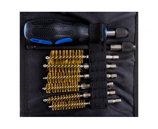 Набор щеток для чистки каналов FORCEKRAFT 20 предметов, в сумке FK-921G3P 50788 – изображение 2