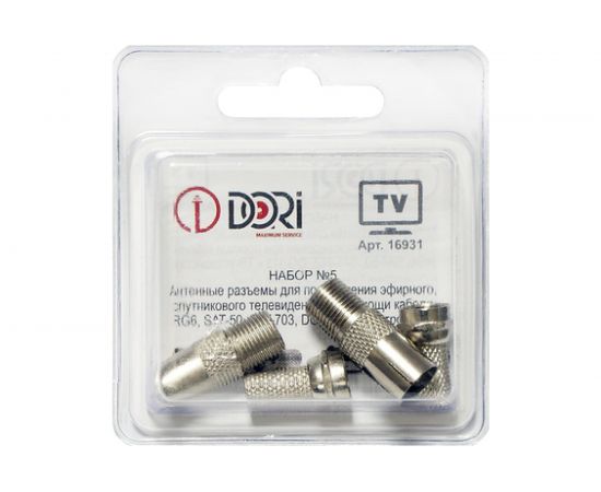 Антенный/телевизионный разъем DORI Набор №5 16931 – изображение 2