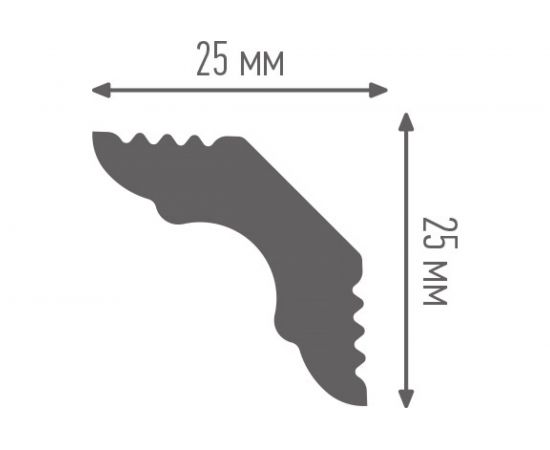 Плинтус ПЛИНТЭКС E 25/25 24607173945932 – изображение 2