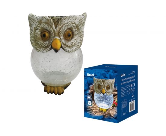 Садовый светильник на солнечной батарее Uniel GT160 OWL USL-S-813 UL-00007867 – изображение 3