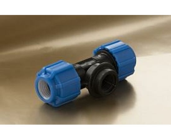 Тройник с внутренней резьбой ПОЛИТЭК 20х1/2х20 52201220 – изображение 3