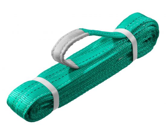 Текстильный петлевой строп ЗУБР СТП-2/4, зеленый, г/п 2 т, длина 4 м 43552-2-4 – изображение 3