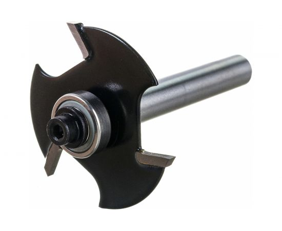 Фреза кромочная фальцевая с нижним подшипником серия 1023 (40x2x50 мм; Z3; хвостовик 8 мм) Росомаха 802311 – изображение 4