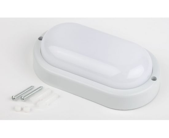 Светодиодный светильник ЭРА SPB202040K008 IP65, 8Вт, 760Лм, 4000К, D160, ОВАЛ, ЖКХ, LED, 40/960 Б0047617 – изображение 4