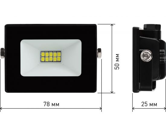 Уличный светодиодный прожектор ЭРА LPR-024-0-65K-010 10Вт 6500К 800Лм IP65 Б0054584 – изображение 7