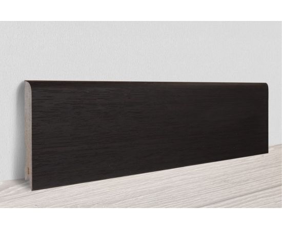 Плинтус для пола МДФ (80 мм, 2,4 м, Дуб венге) ЛУКА УТ000066950 