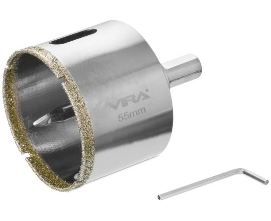 Коронка алмазная по керамике 55 мм VIRA 559507 