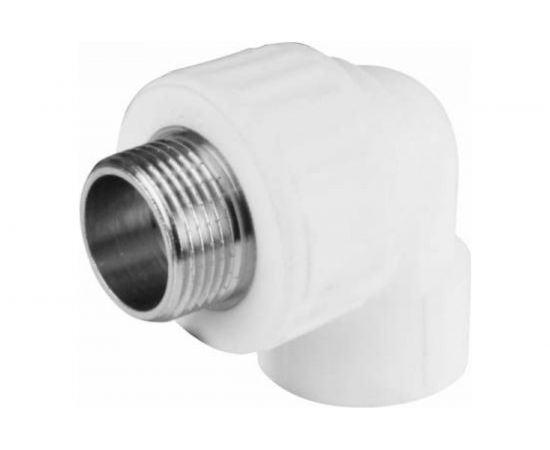 Комбинированный угольник VALFEX PP-R белый, 32х3/4 дюйма НР 10126132 127-0596 