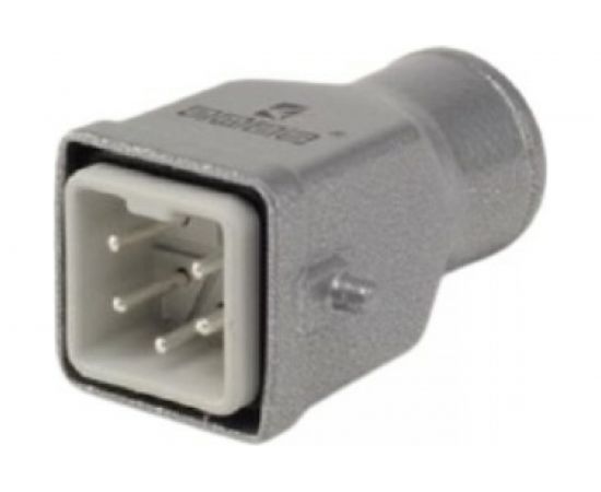 Вилка Emas 5 полюсов, 10А, 250В. EBM05FU30 