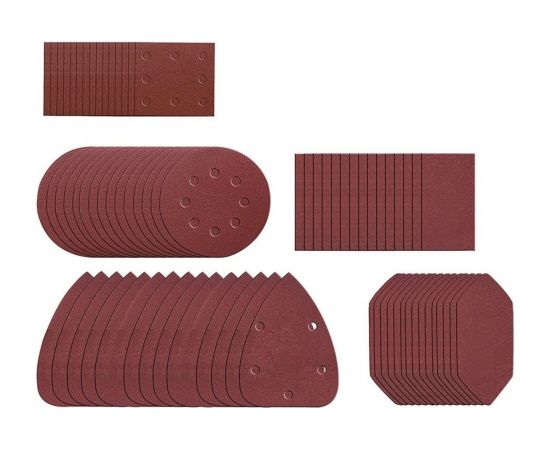 Набор шлифовальных листов для виброшлифмашины 75 штук WORX WA2028 