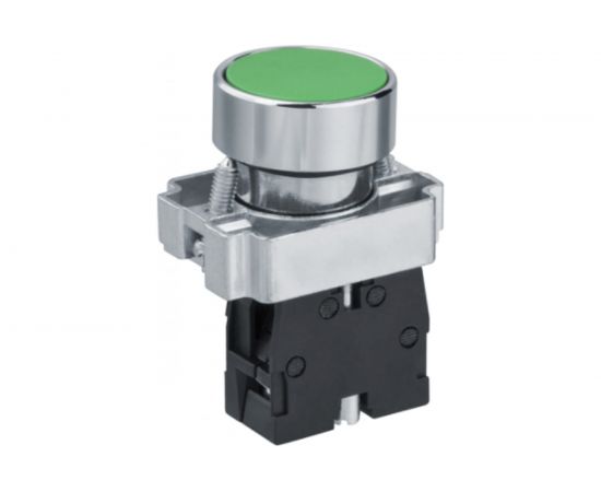 Кнопка Navigator NBI-B-08-G зеленая, d22мм, NO 82818 