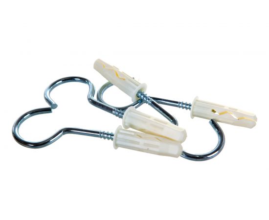 Крюк-шуруп ЕВРОПАРТНЕР Zn d5,4хL80 в компл. c дюбелем MULTI 10x40 4шт. MP 320 17 