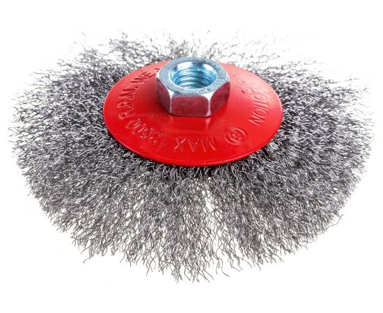 Щетка металлическая тарелка (115 мм; М14) для УШМ ON 20-05-115 