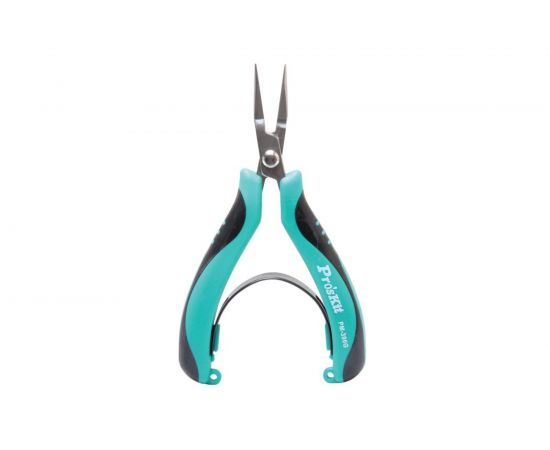 Длинногубцы ProsKit PM-396G прецизионные 120мм, пружина С00035835 