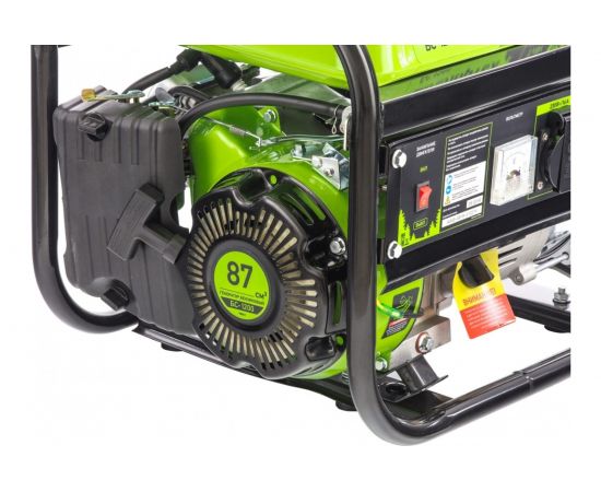 Бензиновый генератор СИБРТЕХ БС-1200, 1 кВт, 230 В, 4-х такт., 5,5 л, ручной стартер 94541 – изображение 12