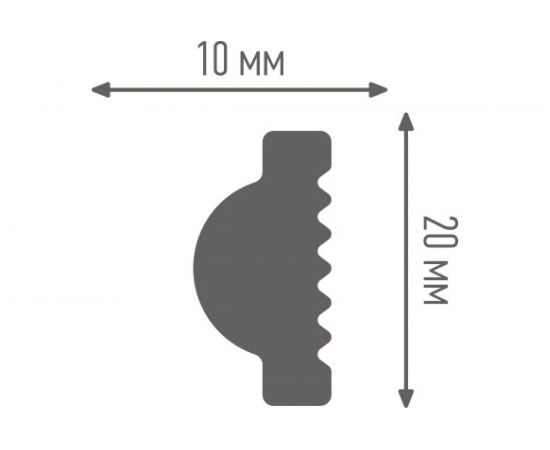 Молдинг ПЛИНТЭКС M 20/10 24607173945673 – изображение 2
