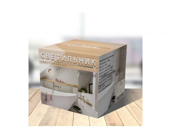 Светодиодный накладной светильник APEYRON деревянный корпус, 3В, 3000К, D80*60 мм 12-100 – изображение 2