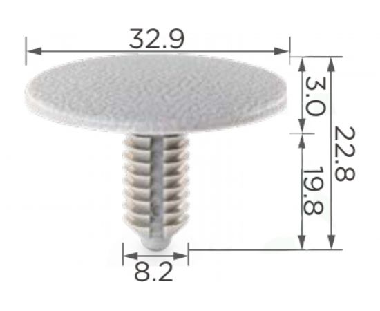Автокрепеж для Ford 10 шт N805315 КрепАвто 0118 – изображение 2
