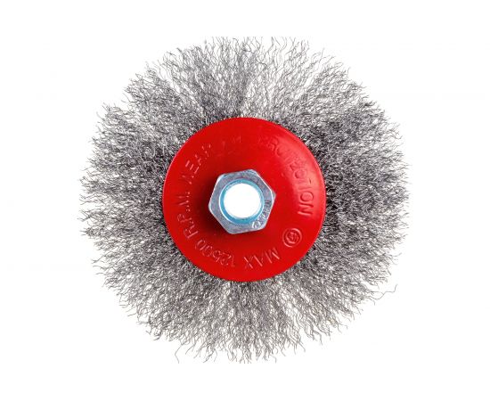 Щетка металлическая тарелка (115 мм; М14) для УШМ ON 20-05-115 – изображение 2