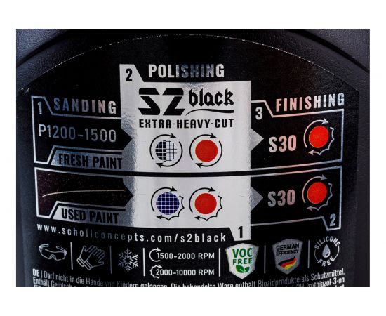 Абразивная паста S2 BLACK 500 г SCHOLL Concepts 103020 – изображение 3