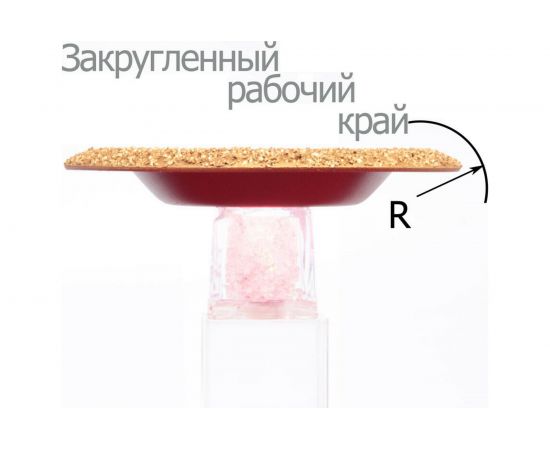 Диск обдирочно-шлифовальный по дереву и другим материалам закруглённый Round № 3 MEDIUM 125х22.2 мм Альфадиск 7079 – изображение 3