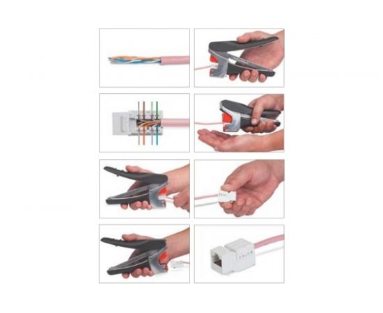 Инструмент NE-TOOL для быстрой заделки модулей типа KJNE Hyperline HT-KJNE-TOOL 45660 – изображение 3