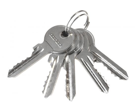 Цилиндр DOORLOCK V 2200Z N серия Variant, никелированный, 30x30 мм, кл/пов. кнопка, 5 ключей 79010 – изображение 3