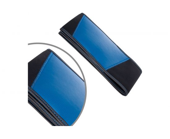Чехол на руль DSV Black+Blue неопрен, с перфорированными вставками R99306A – изображение 3
