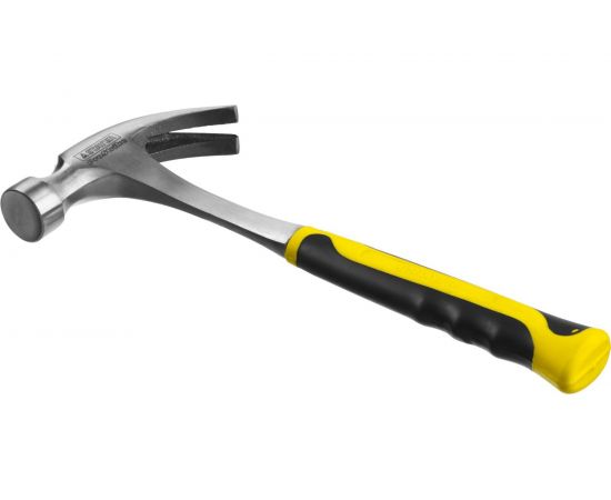 Цельнометаллический молоток-гвоздодер с двухкомпонентной рукояткой 450г Stayer PROFESSIONAL 2025-450 – изображение 3