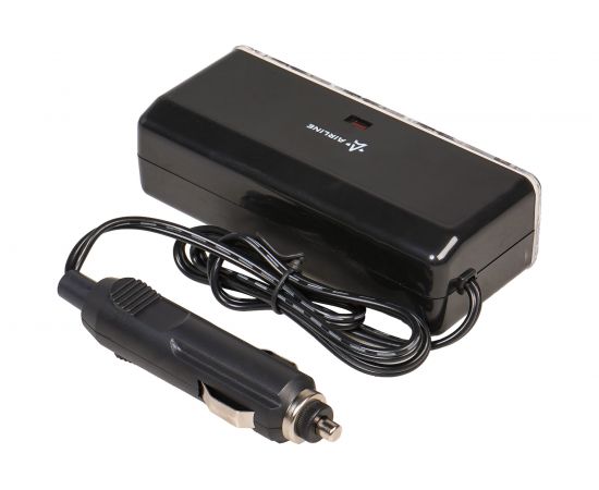 Прикуриватель-разветвитель на 3 гнезда + USB черный Airline ASP-3U-07 – изображение 3