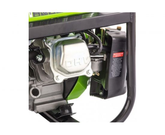 Бензиновый генератор СИБРТЕХ БС-1200, 1 кВт, 230 В, 4-х такт., 5,5 л, ручной стартер 94541 – изображение 3